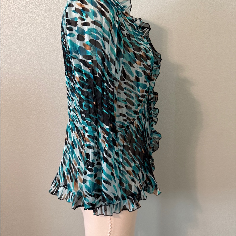 Elementz Multicolor‎ Ruffled Blouse - Picture 2 of 5